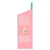 The side of a pink product box with text and a graphic of a water droplet with a flower inside. Podgląd zdjęcia produktu