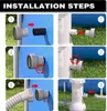 confezione da 4 adattatori per tubo piscina Intex Ø 32 38 Anteprima dell’immagine prodotto 4