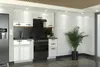 ULWEHOME | Küchenzeile 180 cm Weiß Hochglanz, Produktbild-Vorschau 3