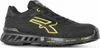 A black and yellow U-Power sneaker is shown from the side against a white background. Produktbild-Vorschau