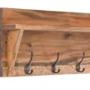 WANDGARDEROBE MIT REGAL "VINTAGE" | 60x26cm (BxH)  | Produktbild-Vorschau 2