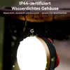 2er-Set Camping-LED-Laternen, USB & Solar aufladbar, 5 W, Produktbild-Vorschau 2