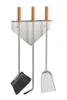 3tlg Wand Kaminbesteck Ofenbesteck Kamingarnitur Produktbild-Vorschau 2