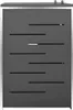 Abri pour poubelles pour 2 tonnes 138x77,5x115,5 cm acier Voir les images du produit 5