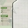 A close-up view of a greenhouse cover with feature callouts. Voir les images du produit