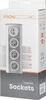 The image shows the packaging of a power strip with USB ports. Anteprima dell’immagine prodotto