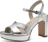 Tamaris Damen Sandalette, Silber-Gold Metallic, 38 EU, Produktbild-Vorschau 5