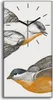 Dekor Leinwand Uhr Wandbilder Geräuschlos 30x60 Zeichnung Produktbild-Vorschau 1