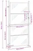vidaXL Gartentor 85 x 174 cm Edelstahl Silber Abschließbar Produktbild-Vorschau 7