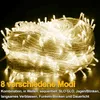 100M 1000LEDs, 8 trybów świecenia, wodoodporne lampki Podgląd zdjęcia produktu 6