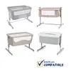 FlyIdeas Next 2 Me Beistellbett Spannbettlaken 83x50 cm, 3 Produktbild-Vorschau 6