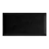 A black rectangular headboard is shown against a white background. Anteprima dell’immagine prodotto