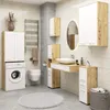 Akord Armoire Murale 2 Portes 1 Tiroir Chêne Artisan/Blanc Voir les images du produit 6