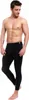 MEN'S CALESONES Schwarz Baumwolle Warm Gaiters Bequem für Produktbild-Vorschau 2