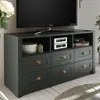 Landhaus TV-Lowboard mit 6 Schubkästen ATHEN-61 in edlem Produktbild-Vorschau 2