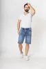Nina Carter Shorts Denim Regular Fit Bleached Jeansshorts Produktbild-Vorschau 2