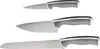 IKEA ANDLIG - 3-teiliges Messer-Set, hellgrau, weiß Produktbild-Vorschau 1
