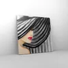 Bild auf Leinwand - Leinwandbild - frau stil mode - 60x60cm Produktbild-Vorschau 4