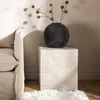 Beistelltisch VERONA 40x40cm - Couchtisch in beige Marmor Produktbild-Vorschau 1