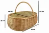 Kaminkorb Holzkorb Kaminholzkorb aus Weide Kk-034 Produktbild-Vorschau 2
