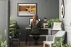 Bild 70x50 MDF-Rahmen Wandkunst Seestern Sand Kunst Produktbild-Vorschau 3