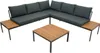 DEGAMO Lounge Set Gartenlounge Ecklounge RANGUN, Stahl Produktbild-Vorschau 1