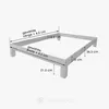 Krok Wood Massivholzbett Jana in Buche 100 x 200 cm Produktbild-Vorschau 4