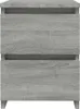 vidaXL Nachttisch Grau Sonoma 30×30×40 cm Holzwerkstoff Produktbild-Vorschau 3