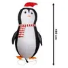 XXXL LED Weihnachtsfigur 180 cm Pinguin Figur beleuchtet Produktbild-Vorschau 2