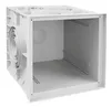 A white plastic inspection chamber with multiple circular inlets/outlets. Produktbild-Vorschau