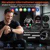 1500mAh Smartwatch Herren mit GPS integriert,24/7 Produktbild-Vorschau 7