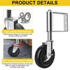 Torrolle 100mm, Torrolle mit Bremse bis 100 kg Produktbild-Vorschau 6
