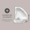 Schulte Eckbadewanne Modell Coralia, Weiß Sanitäracryl, Produktbild-Vorschau 5