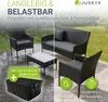 Juskys Polyrattan Gartenmöbel-Set Fort Myers inkl. Produktbild-Vorschau 3