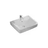 VIGOUR Clivia Lavabo carré 60 x 48 cm avec trou pour Voir les images du produit 3
