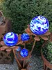 Fleur de verre en inox Magie des fleurs, 120 cm, bleu Voir les images du produit 3