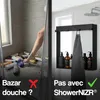 ShowerNIZR® Étagère Douche Noir Obsidienne - Sans Perçage 4 Voir les images du produit 2