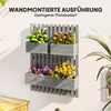 Outsunny Blumenkasten, Bewegliches Hochbeet Pflanzkasten Produktbild-Vorschau 4
