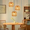ZMH Lampe à suspendre Boho Lampe à suspendre en rotin Voir les images du produit 6