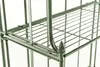 Metalen plankenrek Flora - Groen, antiek Productafbeelding-voorbeeld 2