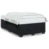A bed frame with bedding on a white background. Produktbild-Vorschau