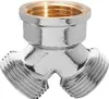 Universal Y-Stück 804034 IG 3/4 auf 2 AG 3/4, Messing Produktbild-Vorschau 2