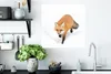 MuchoWow® Poster Fuchs - Schnee - Winter 50x50 cm - Produktbild-Vorschau 3