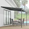 Juskys Terrassenüberdachung Borneo 3x3 m – Aluminium Produktbild-Vorschau 9