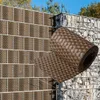 NYVI  Polyrattan Sichtschutzstreifen Privafence Braun 255 x Produktbild-Vorschau 1