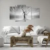 Bild auf Leinwand - Leinwandbild - 4 Teile - Schwarzweiß Produktbild-Vorschau 6