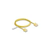 Delock RJ45 Netzwerkkabel Cat.6 UTP Ultra Slim 1 m gelb mit Produktbild-Vorschau 2