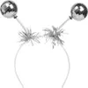 Boland Diadem mit 2 glitzernden silbernen Diskokugeln für Produktbild-Vorschau 1