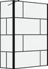 Paroi de douche avec pivot 120+40x195cm - Sérigraphie type Voir les images du produit 1