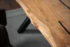 Baumkantentisch Akazie mit schwarzen Resin-Adern Produktbild-Vorschau 10